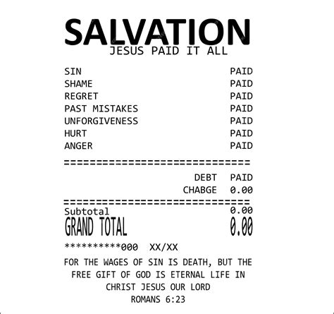 Jesus paid it all | Premium Vector