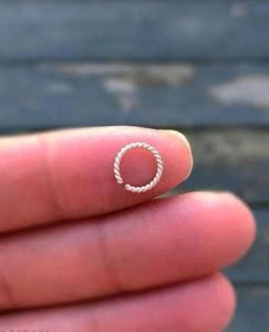 RENU CREATION Silver, Rhodium Plated Brass, Metal, Alloy, Stone Nose ...