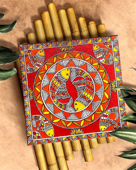 Madhubani Art In Glass Colours | Hobby Ideas