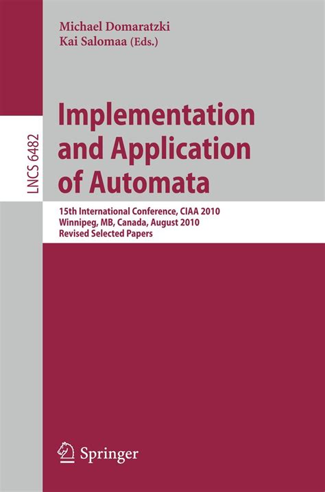 Buy Implementation and Application of Automata: 15th International ...