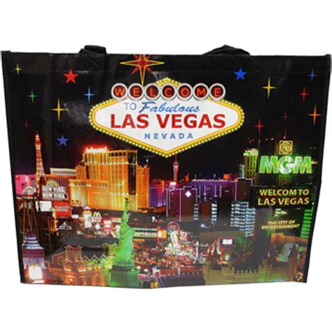 LV Skyline at Night Totebag Las Vegas Souvenir- las vegas gift shop for ...