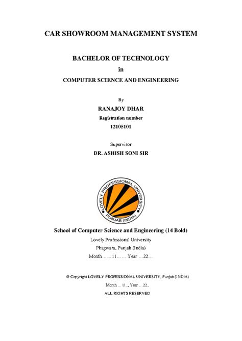 Car Showroom Management System - ####### CAR SHOWROOM MANAGEMENT SYSTEM ...