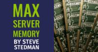 Image result for SQL Server Max Memory