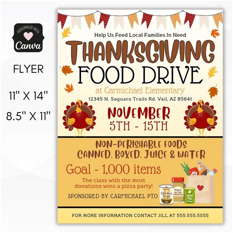 Thanksgiving Food Drive Ideas