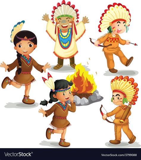 Native American Dance Clipart Kids