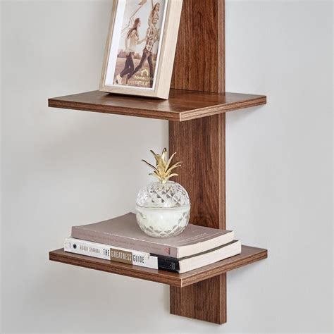 Buy Virgo Agnes 4-Tier Corner Shelf - Brown from Home Centre at just ...