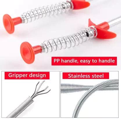 [Type 2] Multifunctional Cleaning Claw Drain Pipe Cleaner 90cm/3ft