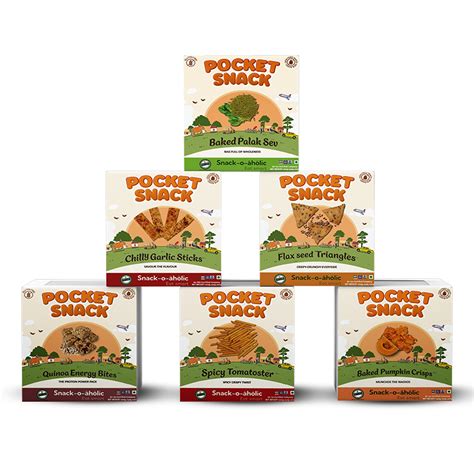 Buy Snack-O-Aholic Pocket Snacks Combo Online - Suspire