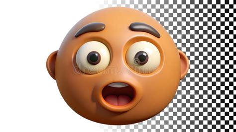 Surprised Face Emoji Expression Emotion Shock Amazement Reaction Png ...