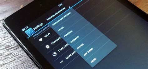 Image result for Settings Menu Tablet