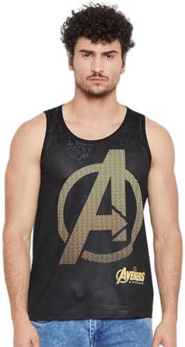 Marvel Avengers by Wear Your Mind Men's Printed Vest (MMV0096P.2_2XL ...