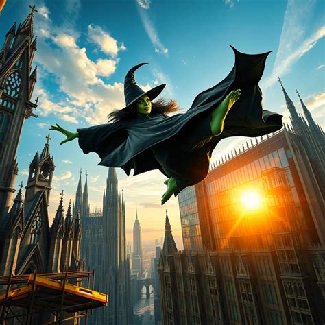 Elphaba Soaring: Defy Gravity!