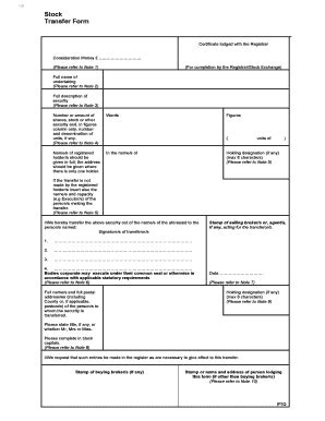 Fillable Online Stock Transfer Form.pdf - Salamander Energy Fax Email ...