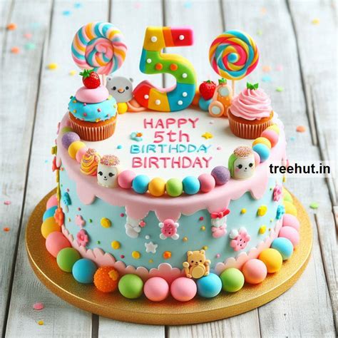 Cake Ideas for 5th Birthday for Girls and Boys, Cake Decoration Ideas ...
