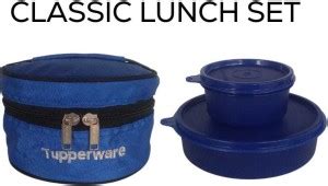 Flipkart.com | TUPPERWARE Classic Lunch Set Airtight With Bag 500+220 ...