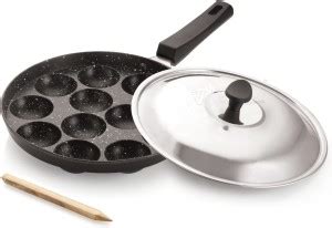 iVBOX Heavy-BASE Appam Pan Non-Stick appe Patra Paniyarakkal Paniyaram ...