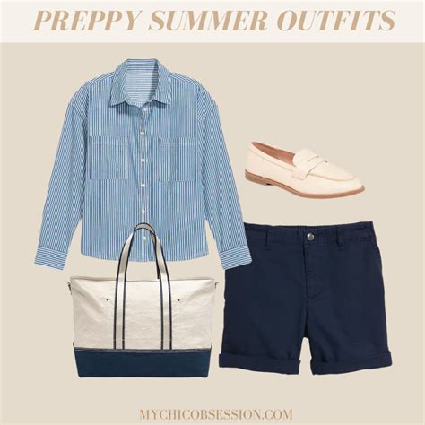11 Ways to Style Cute Preppy Summer Outfits - MY CHIC OBSESSION