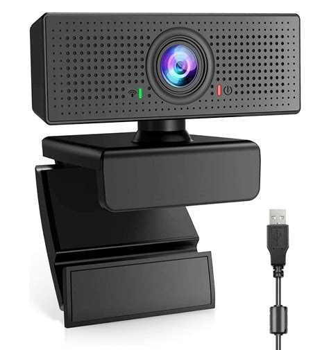 Webcam with Microphone HD 1080P Web Cam Mic for Laptop PC Mac Computer ...