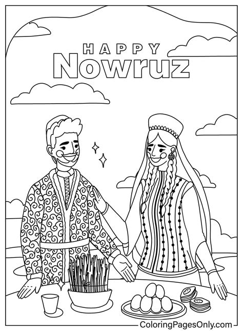 Printable Nowruz Coloring Pages: Celebrate the Persian New Year with Creativity
