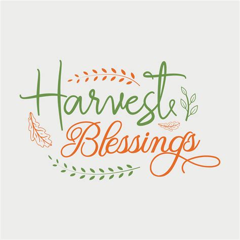 Harvest Blessings Poster Rakuten