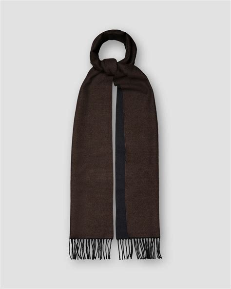 Herringbone Merino Wool Scarf - Eton