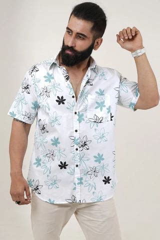 The Bi-Color Revolution: Top Picks for Half-White Men's Shirts – Style ...