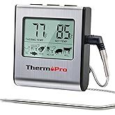 ThermoPro TP-17 Dual Probe Digital Cooking Meat Large LCD Backlight ...
