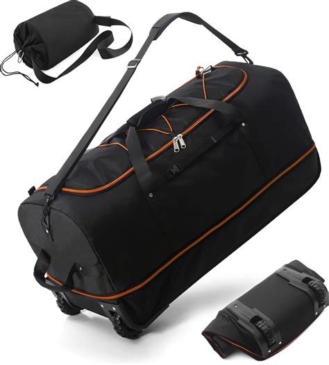 Amazon.com | CONTAIL 32”110L Expandable 140L Rolling Duffle Bag with 2 ...