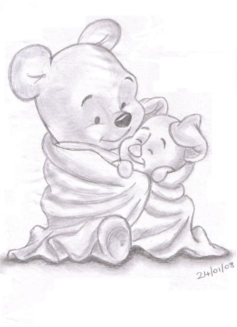 Winnie the Pooh Pencil Drawings: A Timeless Classic