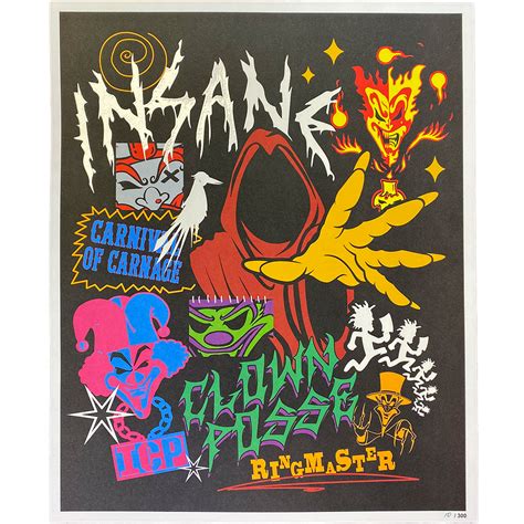 "Joker Card Collage" Limited Edition Poster - Insane Clown Posse