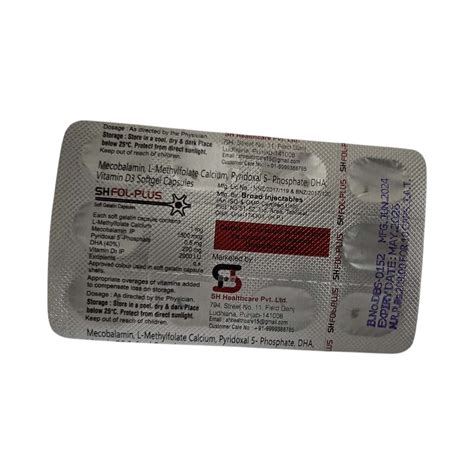 Buy Shfol Plus Capsule (10) Online & Save Up to 24% at PharmEasy