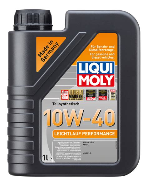 Liqui Moly 2338 Leichtlauf Performance 10W-40 1L - Liqui Moly ...
