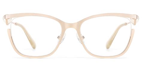 Aria Eyeglasses in Round Gold Frame | Zeelool
