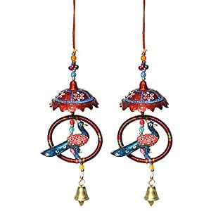 Handicrafts Paradise Door Hanging Maroon Painted Umbrella with Ring ...