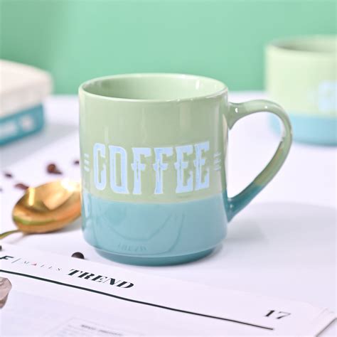 VON CASA Green Mug (Coffeee), 350Ml - Market99 – MARKET99