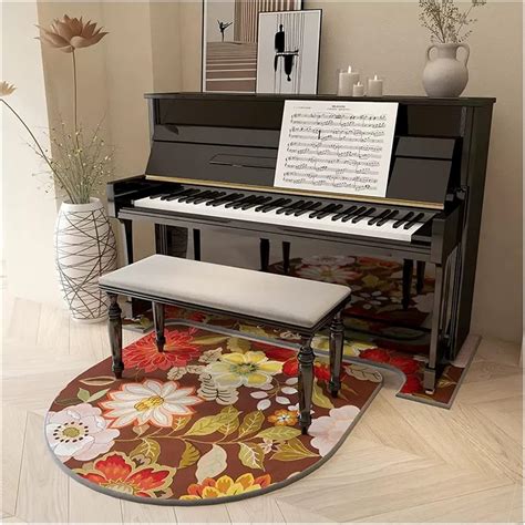 BESNUT Hand Woven Rug Non-Slip Carpet Soundproof Mat Soundproof Floor ...