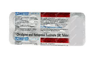 Lnmet 10/25 MG Er | Order Lnmet 10/25 MG Tablet Er Online at Truemeds