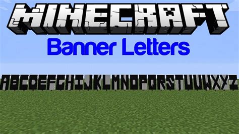 Banner Alphabet Minecraft - 58+ Koleksi Gambar