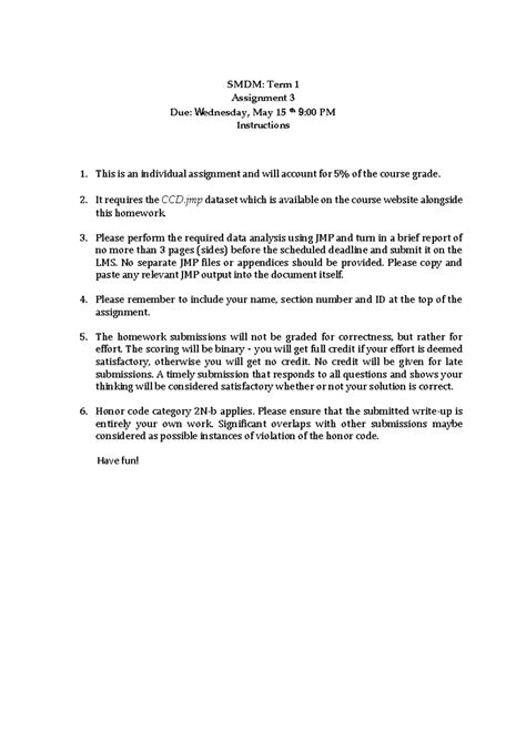 Assignment 3 Co25 1 - Assignment 3 Instructions This is an individual ...