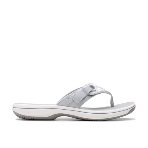 Buy Clarks Women Brinkley Reyna White Flip Flop | Clarks India