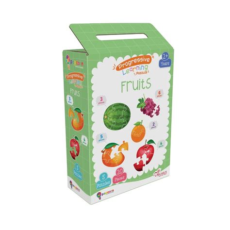 Progressive Learning Puzzles - Fruits — pegasusforkids