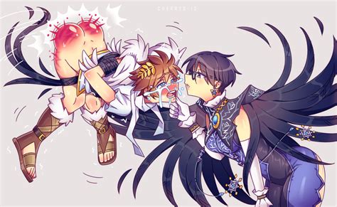 [Commission] - Bayonetta spanking Pit by CherryS-12 on DeviantArt