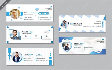Image result for Email Signature Layout Rectangular Logo
