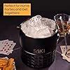 Buy SAKI | Stainless Steel Ice Bucket with Tong - 1500 ml (Black and ...