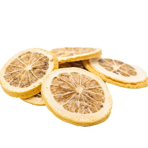 Freeze-Dried Lemon Slices Wholesale - Sliced Lemon - Lemon Cocktails