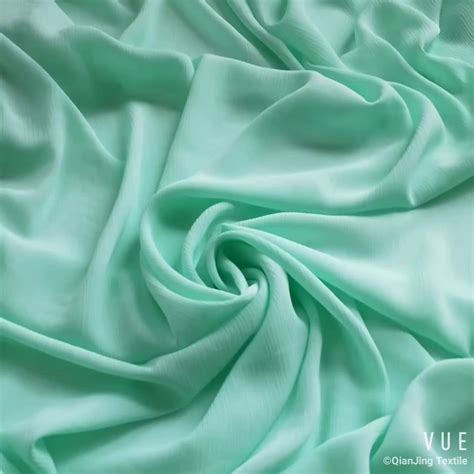 Solid Dyed Drapery 100 Polyester Crepe Chiffon Fabric - Buy Crepe Chiffon Fabric,100 Polyester ...