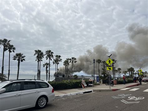 LIVE: Fire erupts on San Diego's Oceanside Pier