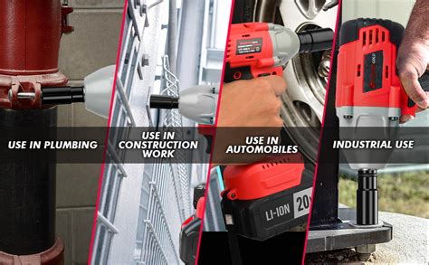Sceptre 21V Cordless Impact Wrench | 430 Nm High Torque Driver with 2 ...