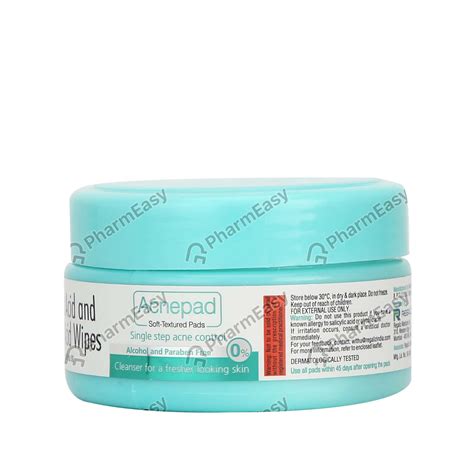 Buy Acnepad Packet Of 50 Cleanser Wipes Online at Flat 15% OFF | PharmEasy