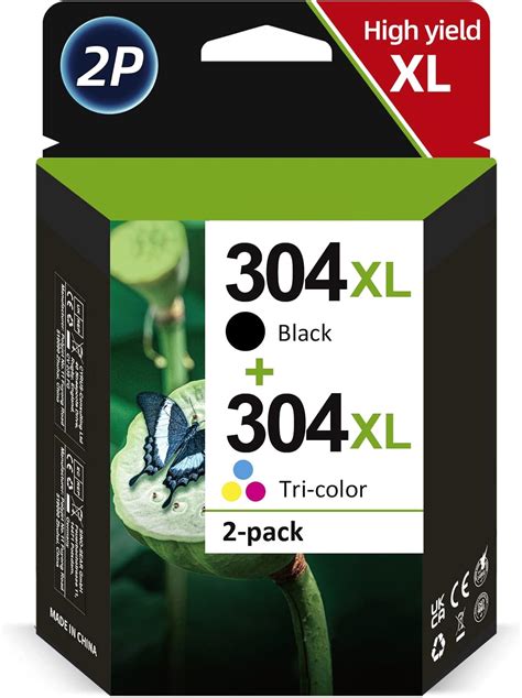 304 Ink Cartridges Combo Pack, 304 Ink Cartridges Black and Colour ...